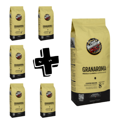 vergnano gran aroma 1kg zrnkova kava new package